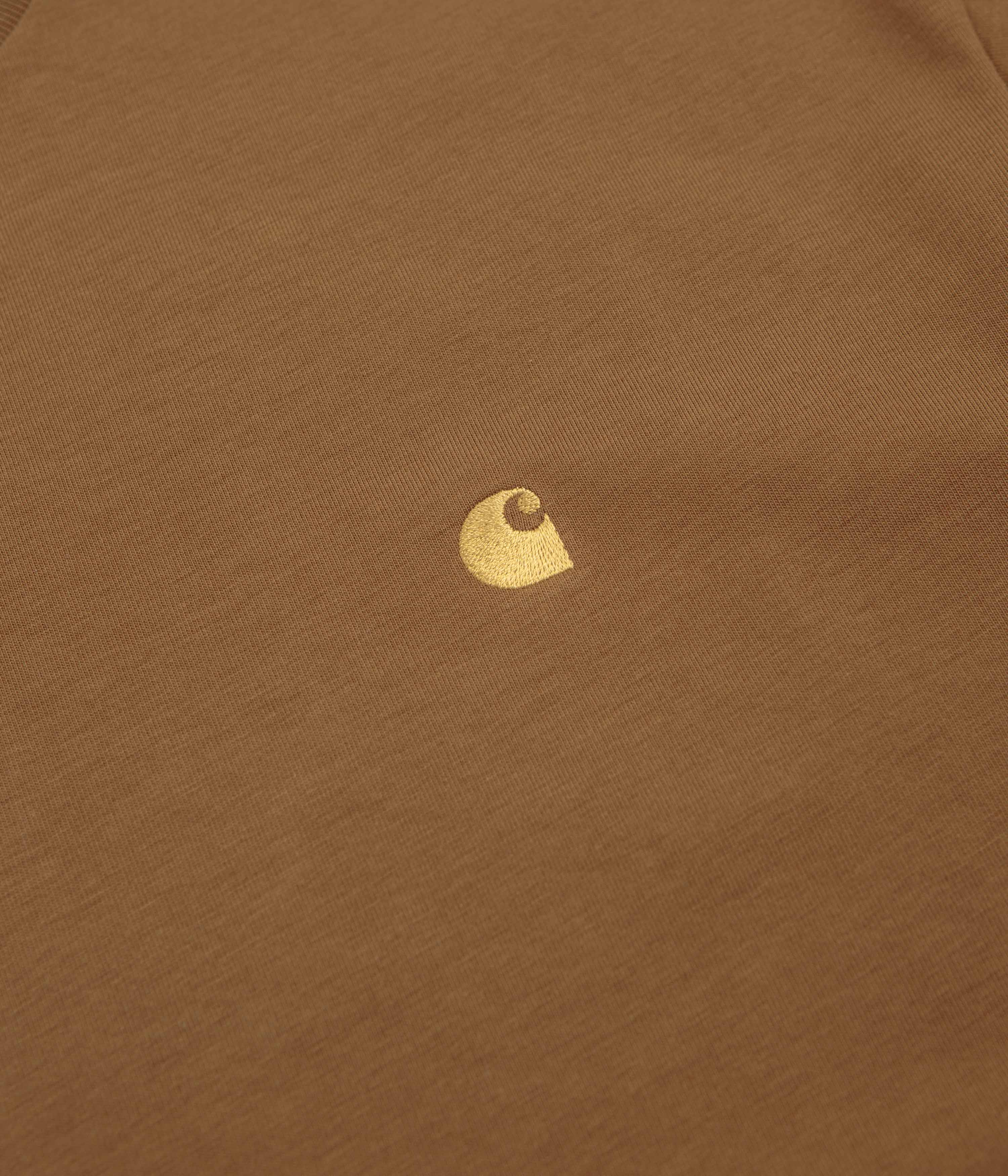 Carhartt Chase T-Shirt - Hamilton Brown / Gold - Image 3