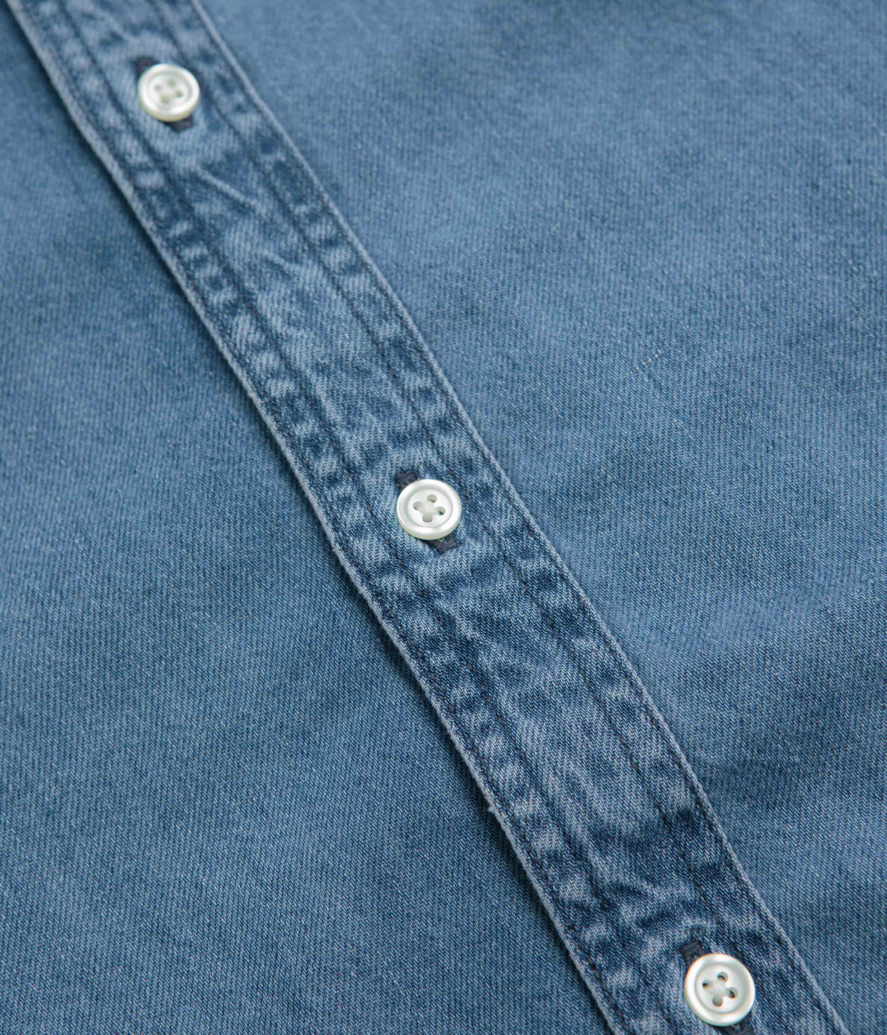 Carhartt Lucas Short Sleeve Shirt - Blue Stone Washed - Image 3
