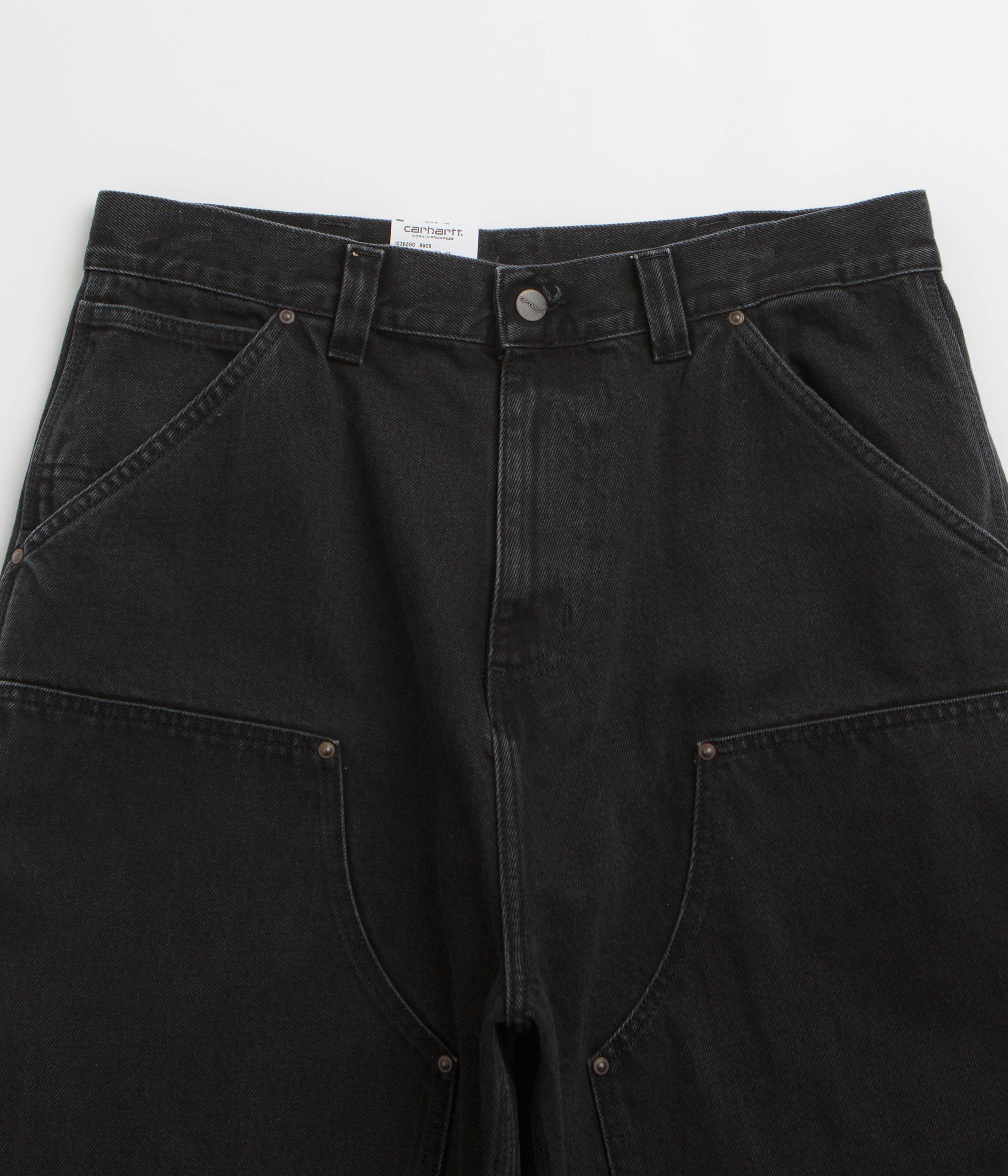 Carhartt OG Double Knee Shorts - Black - Image 4