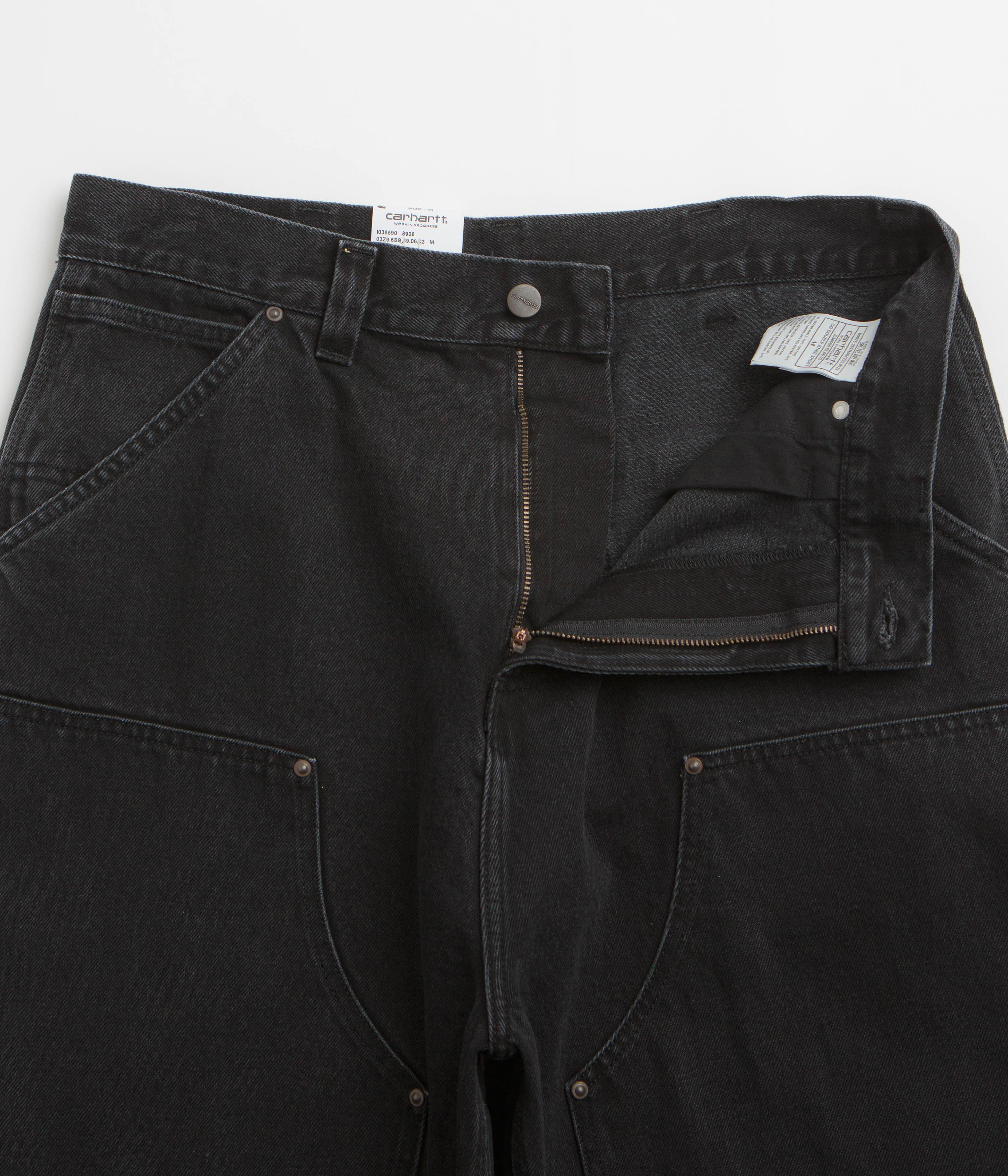 Carhartt OG Double Knee Shorts - Black - Image 5