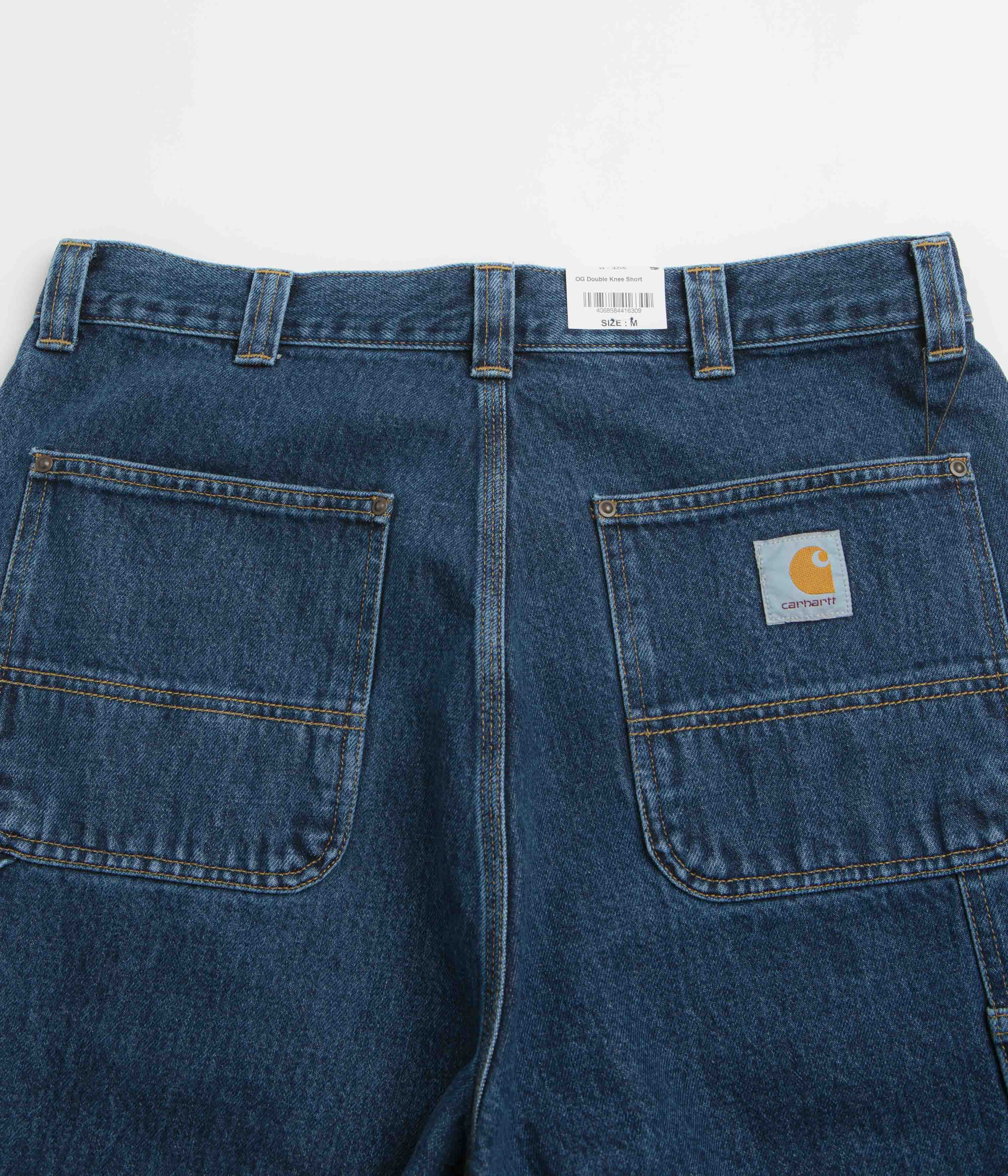 Carhartt OG Double Knee Shorts - Blue - Image 7