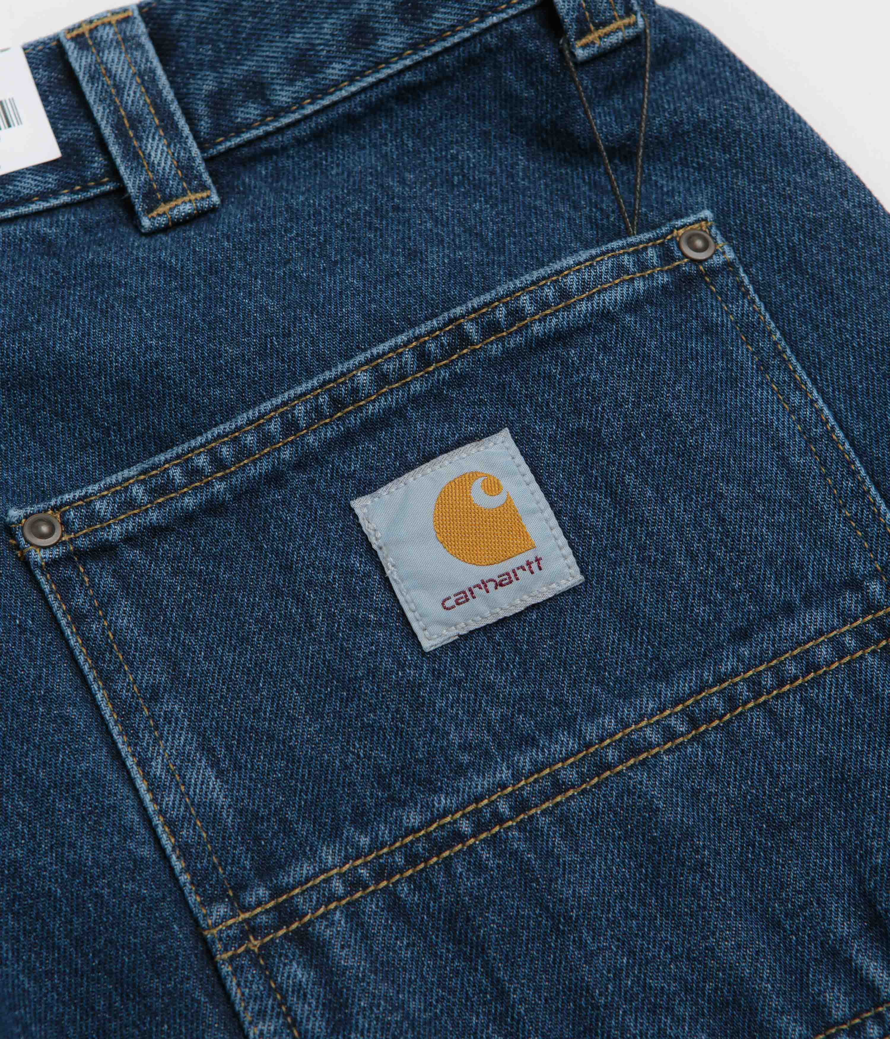 Carhartt OG Double Knee Shorts - Blue - Image 9