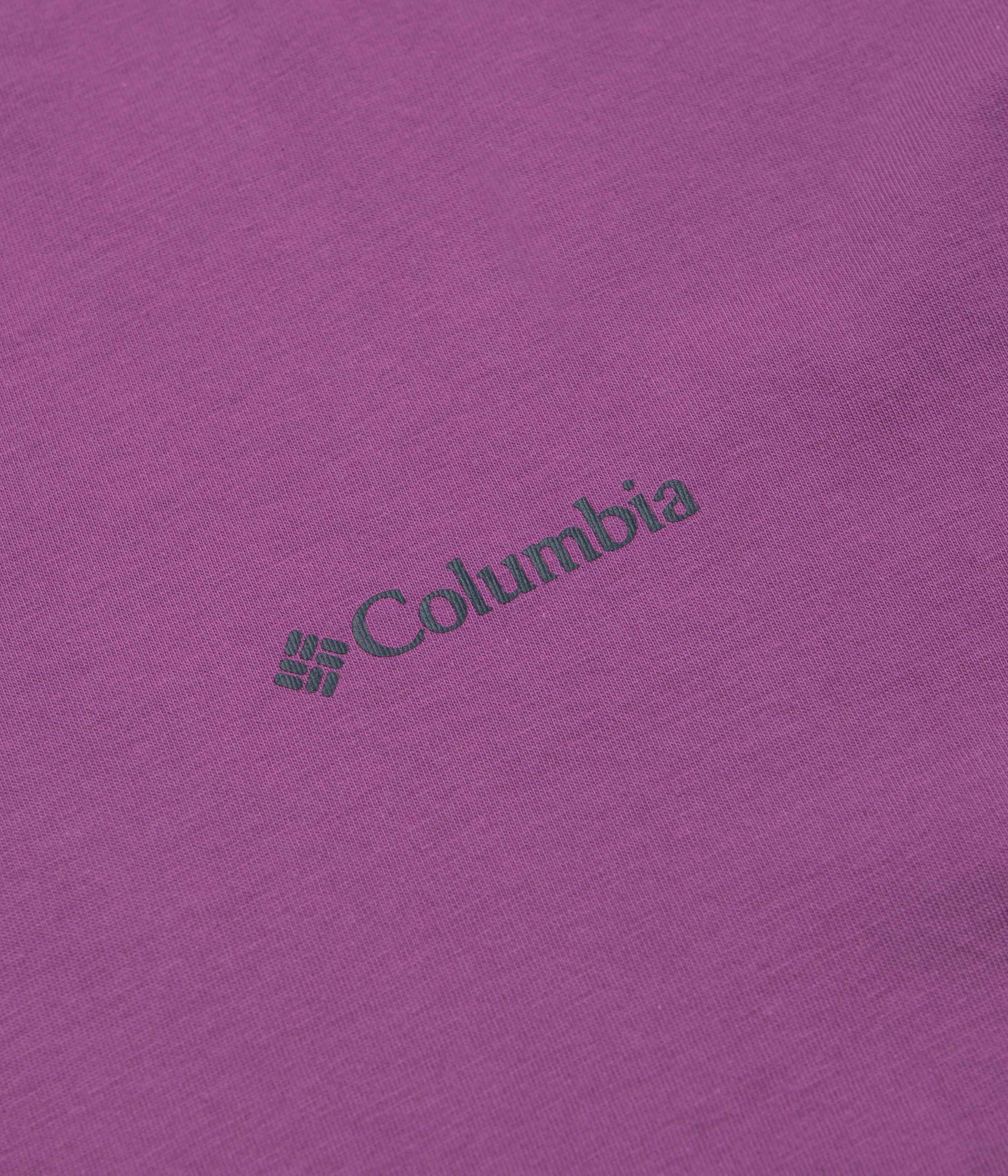 Columbia Black Butte Graphic T-Shirt - Razzle / Linear View - Image 4