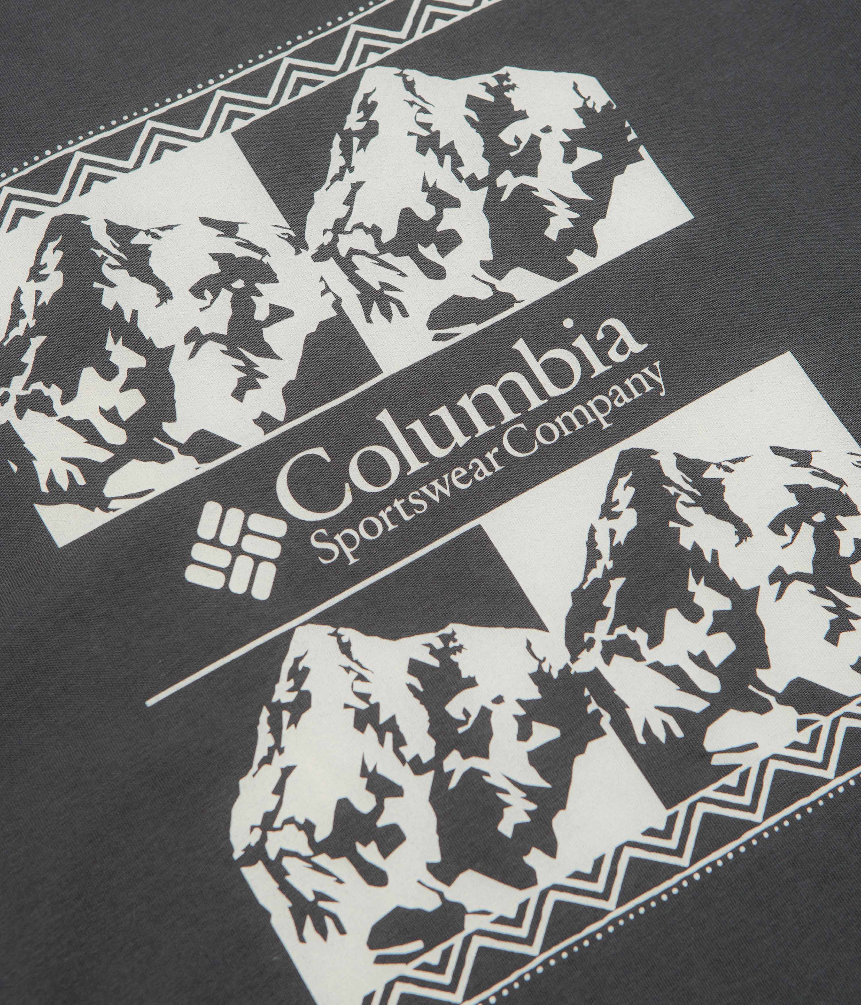 Columbia CSC Heavyweight Iconic T-Shirt - Shark / Repeated Peaks - Image 4