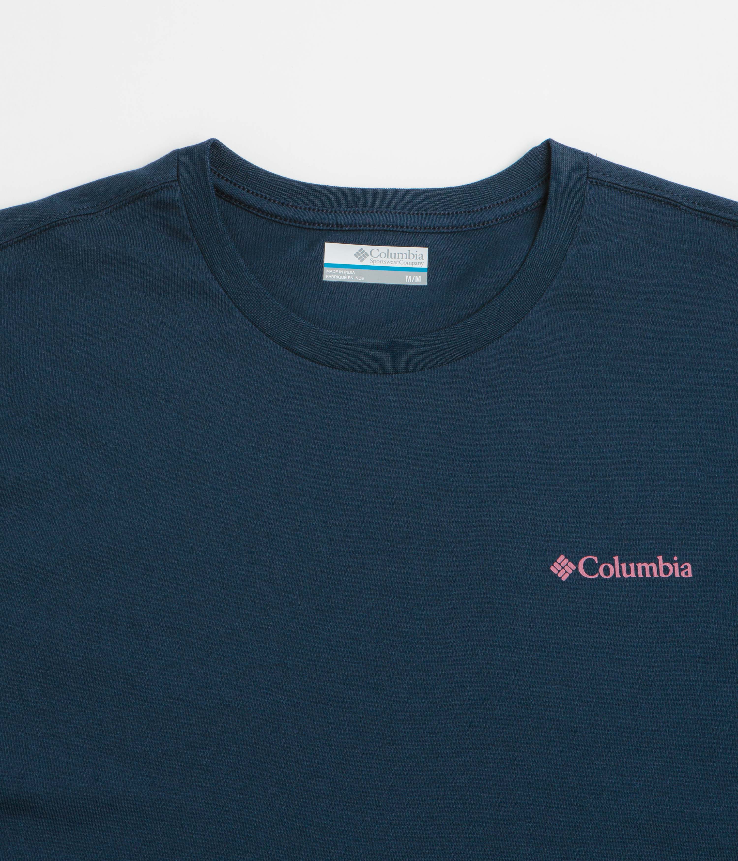 Columbia CSC Outdoor Back Graphic T-Shirt - Collegiate Navy / Sunscape - Image 3