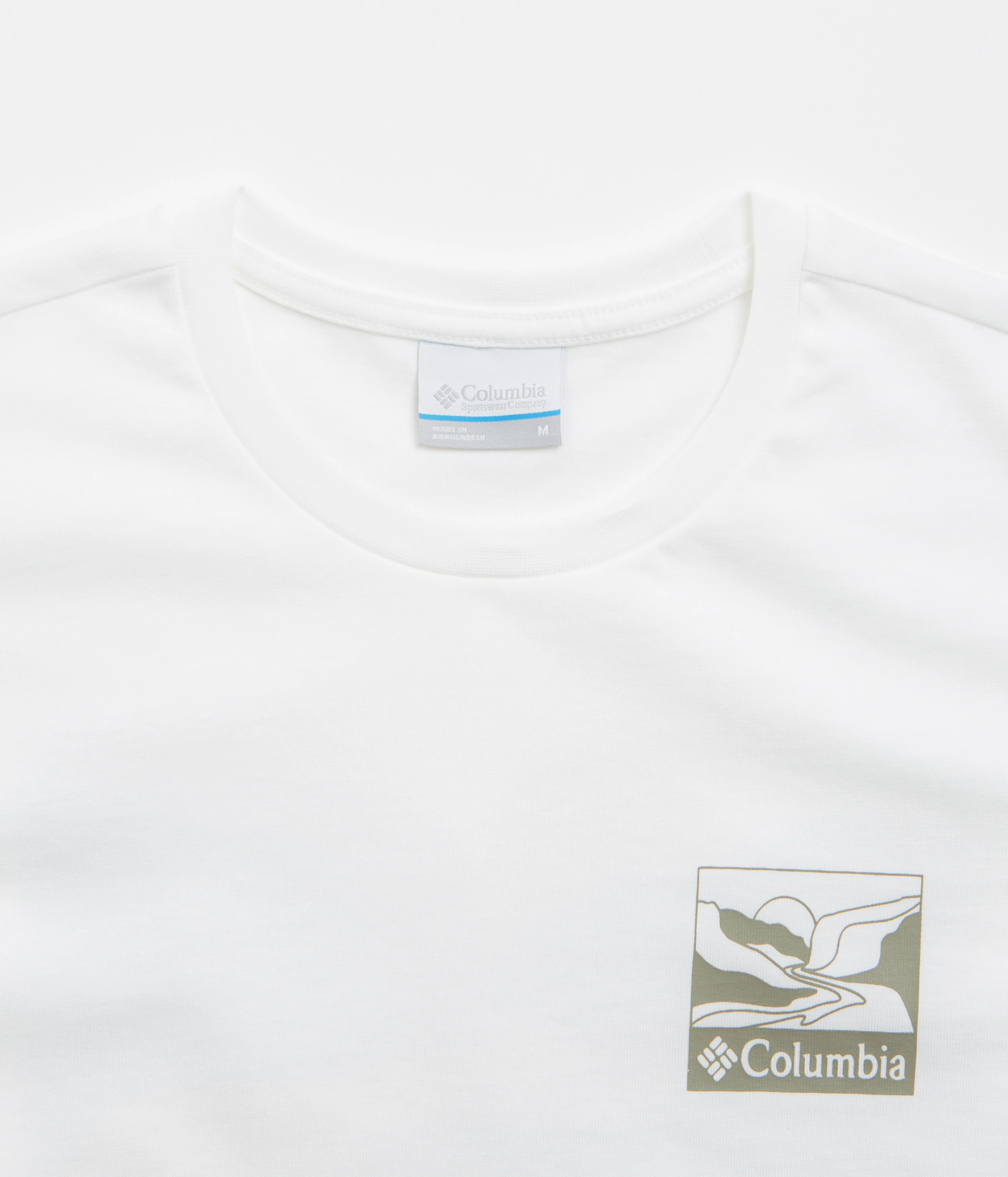 Columbia Explorers Canyon Back T-Shirt - White / Trailscape - Image 4