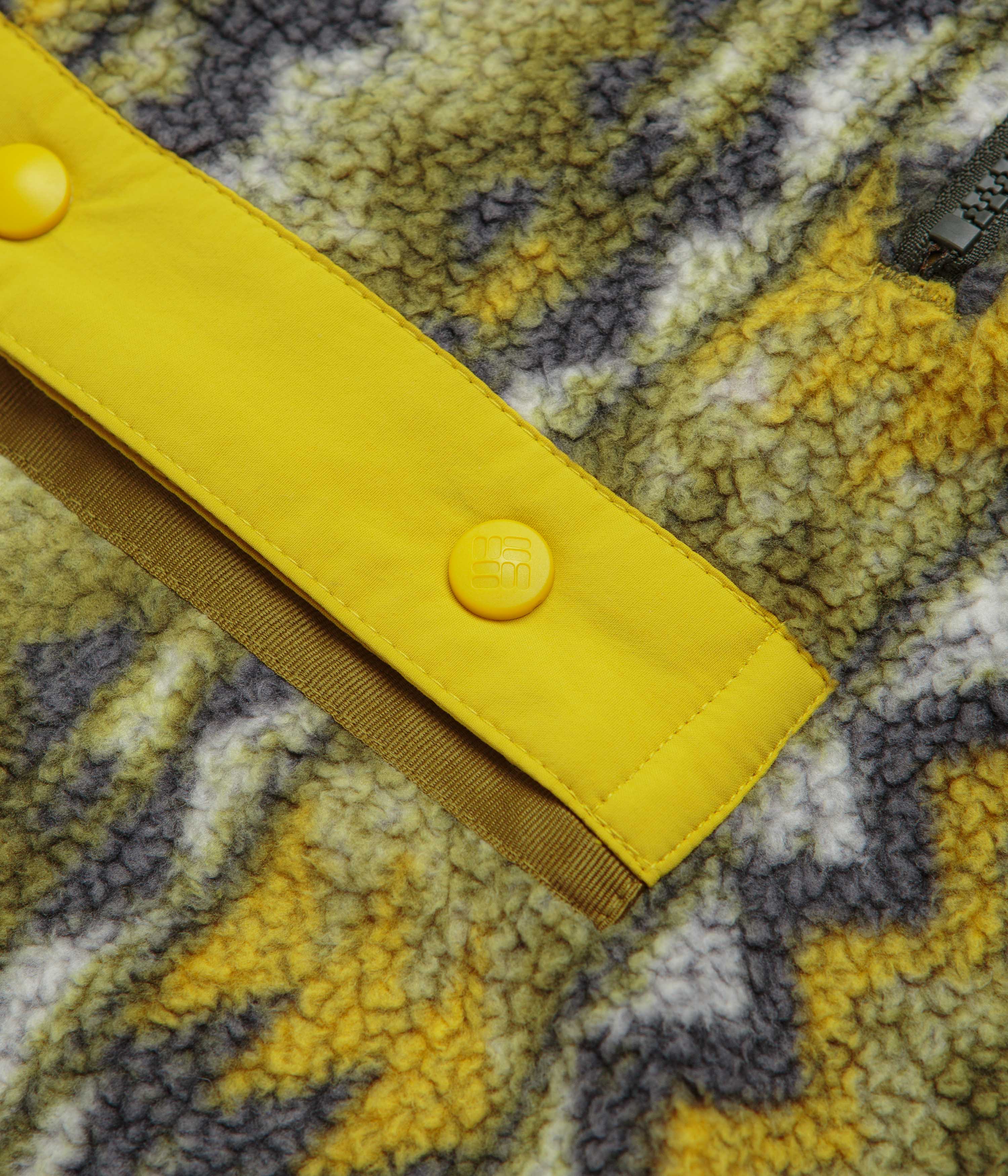 Columbia Helvetia II Printed Half Snap Fleece - Mossy Green / Retrotree - Image 5