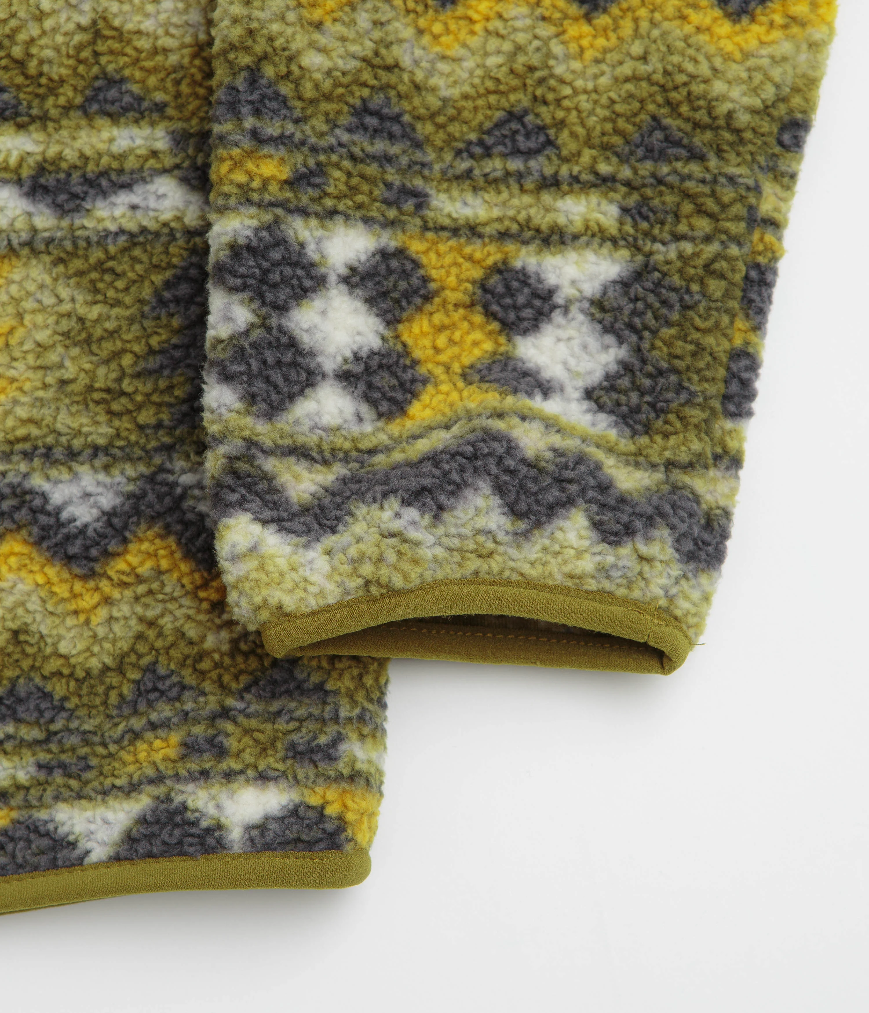 Columbia Helvetia II Printed Half Snap Fleece - Mossy Green / Retrotree - Image 6