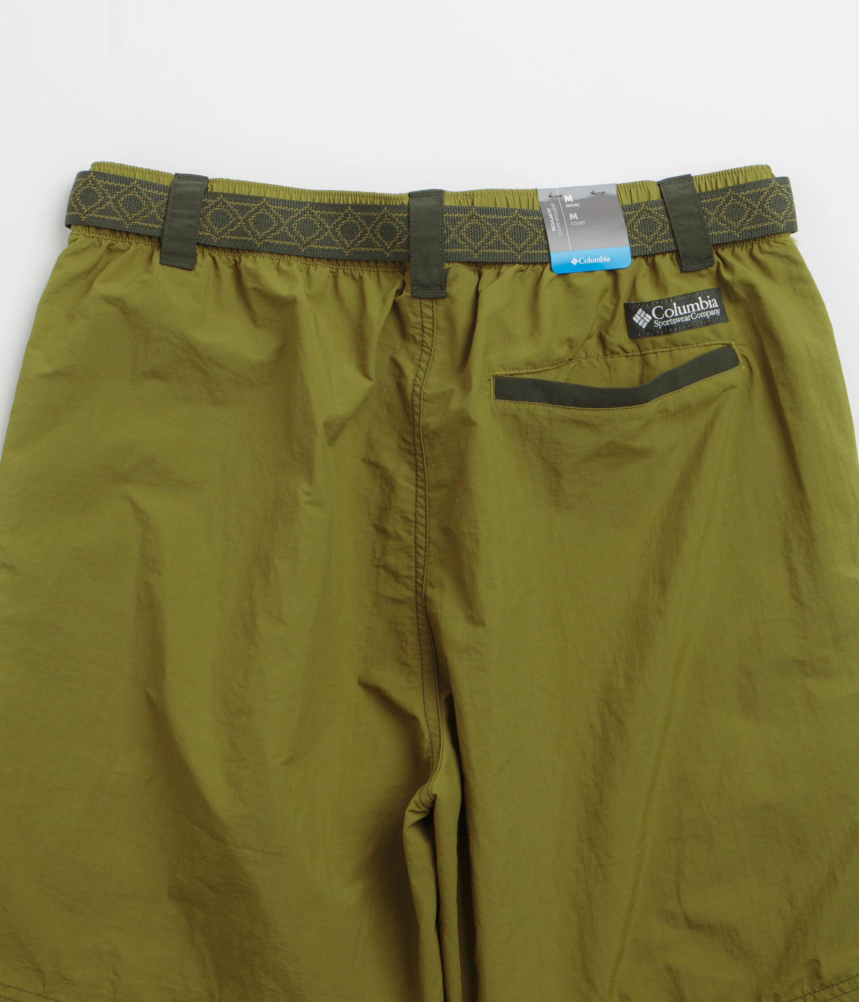 Columbia Sequoia Grove Woven 7" Shorts - Mossy Green / Greenscape - Image 6