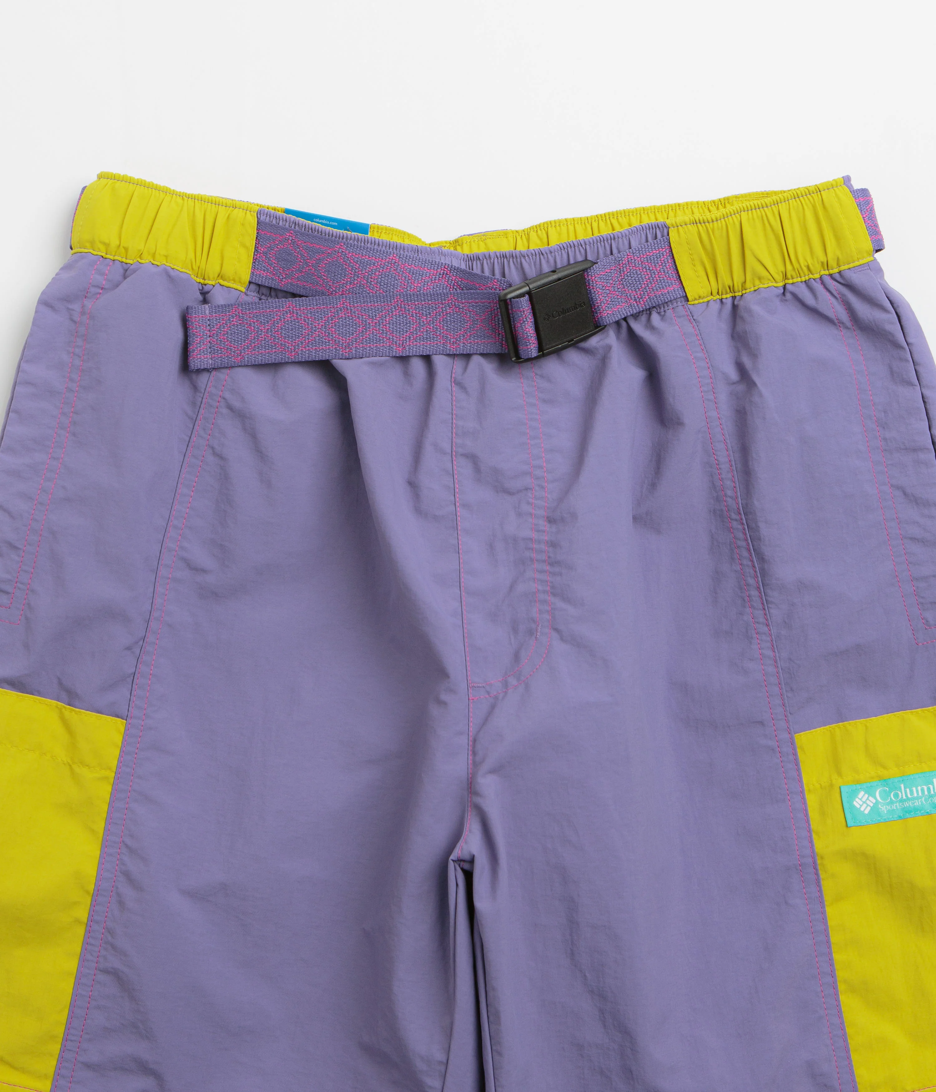 Columbia Sequoia Grove Woven 7" Shorts - Stormwatch / Antique Moss - Image 4