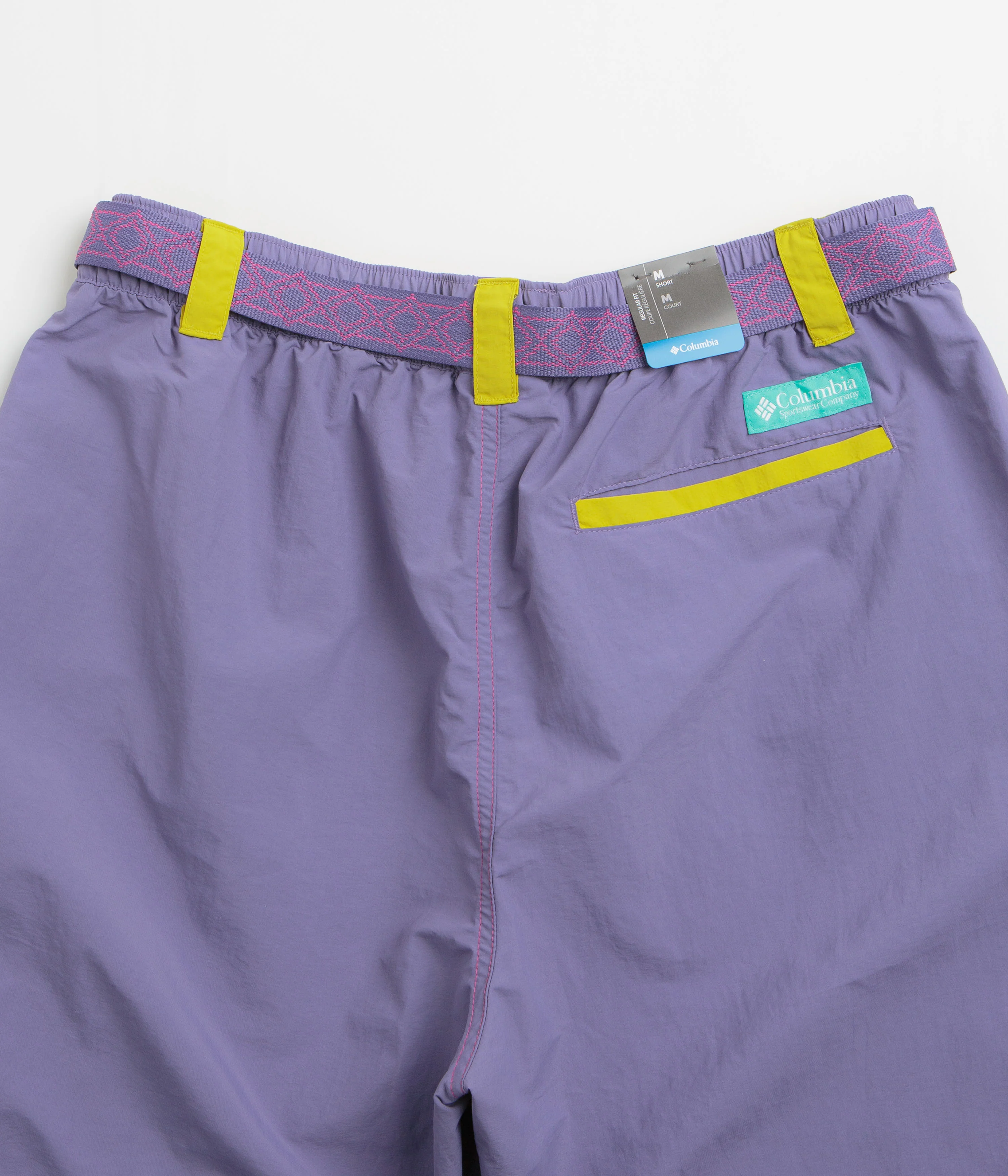 Columbia Sequoia Grove Woven 7" Shorts - Stormwatch / Antique Moss - Image 6