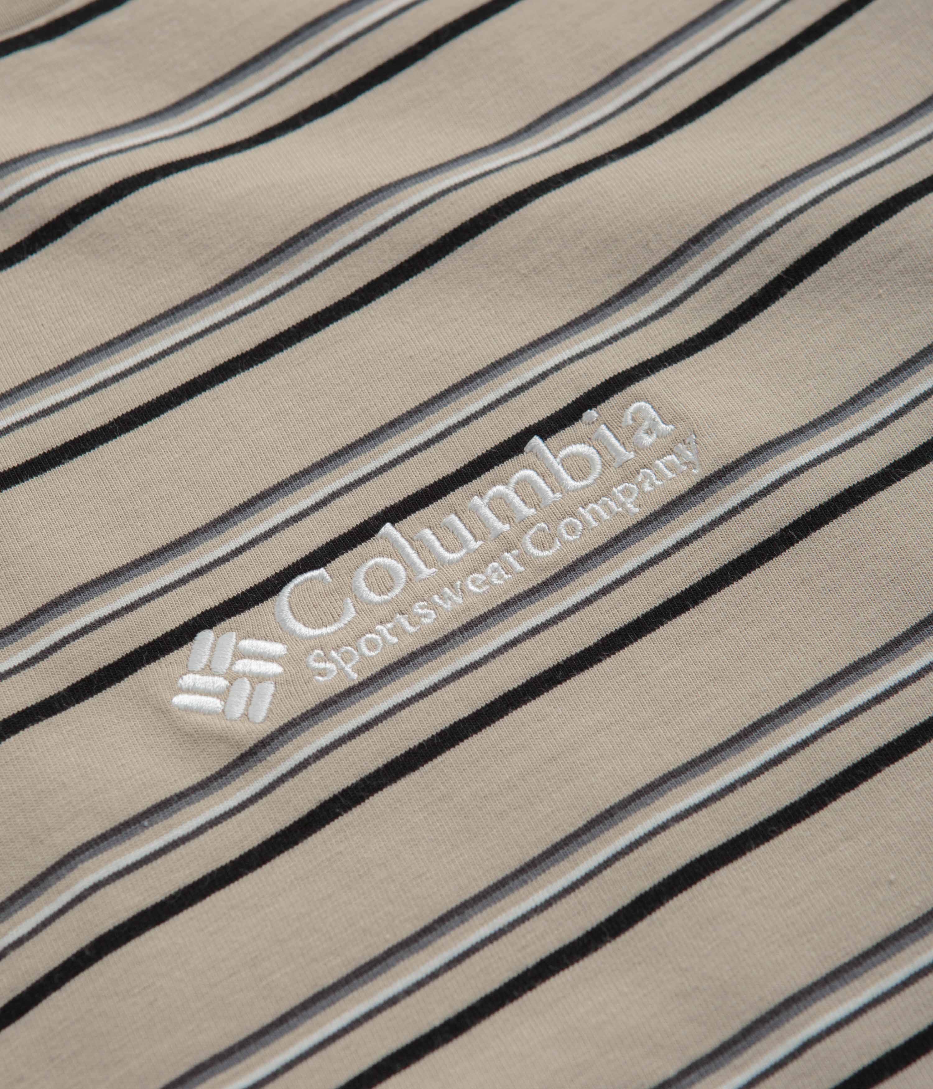 Columbia Somer Slope Striped T-Shirt - Ancient Fossil - Image 3