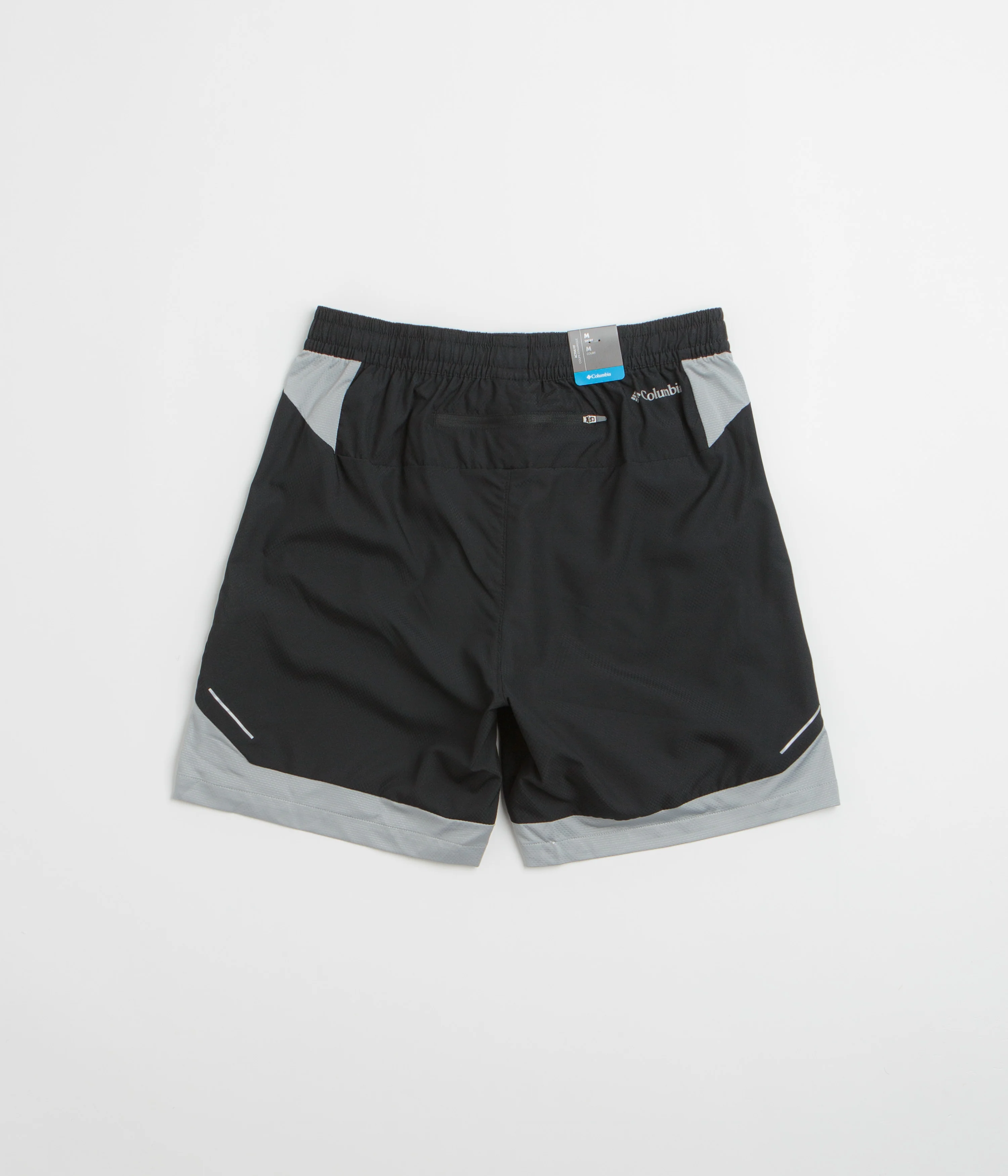 Columbia Three Pitch 7" Shorts - Black / Columbia Grey - Image 3