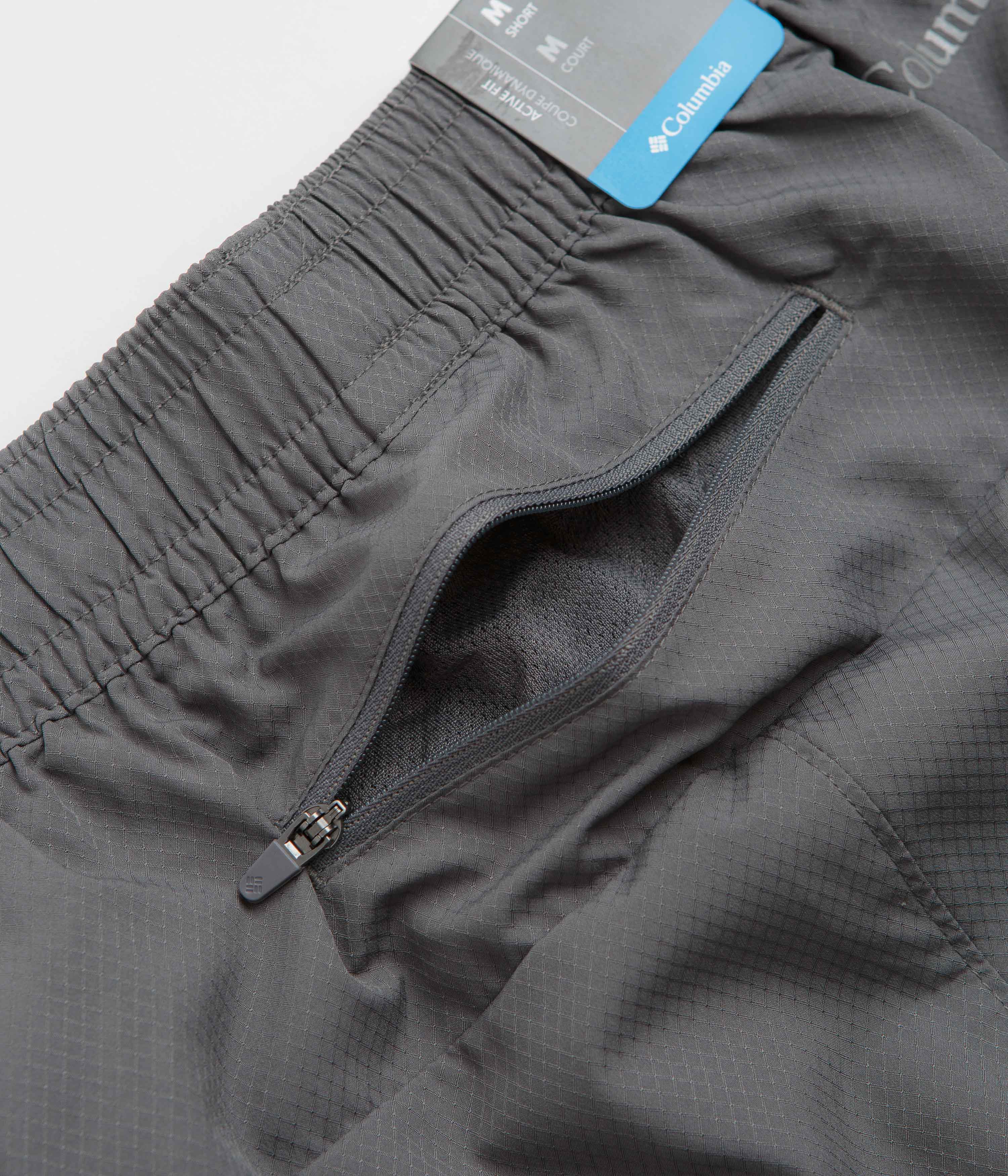 Columbia Three Pitch 7" Shorts - City Grey / Collegiate Navy - Image 7