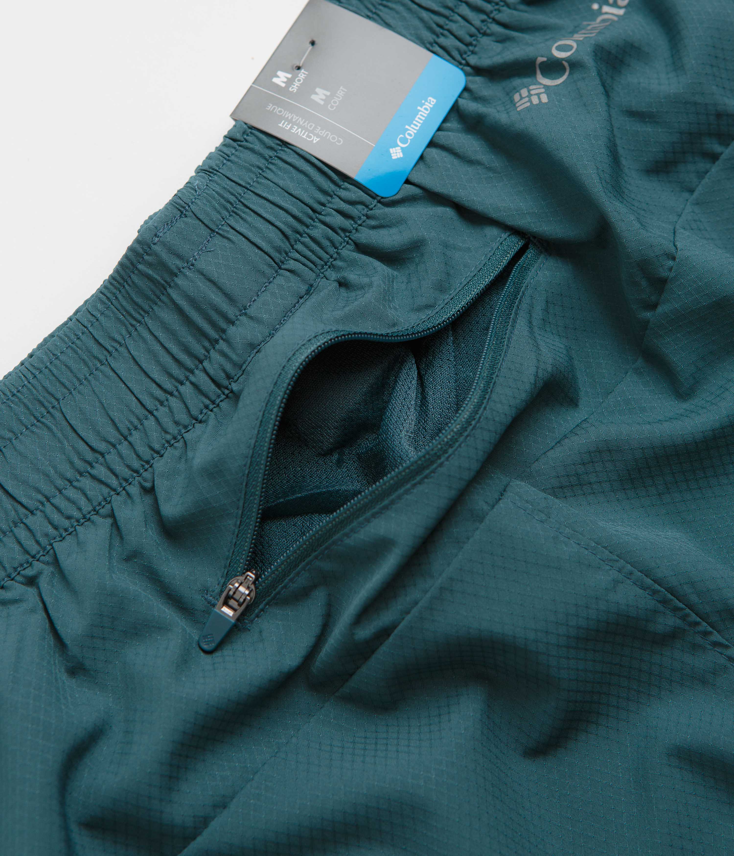 Columbia Three Pitch 7" Shorts - Everblue / Shark - Image 7