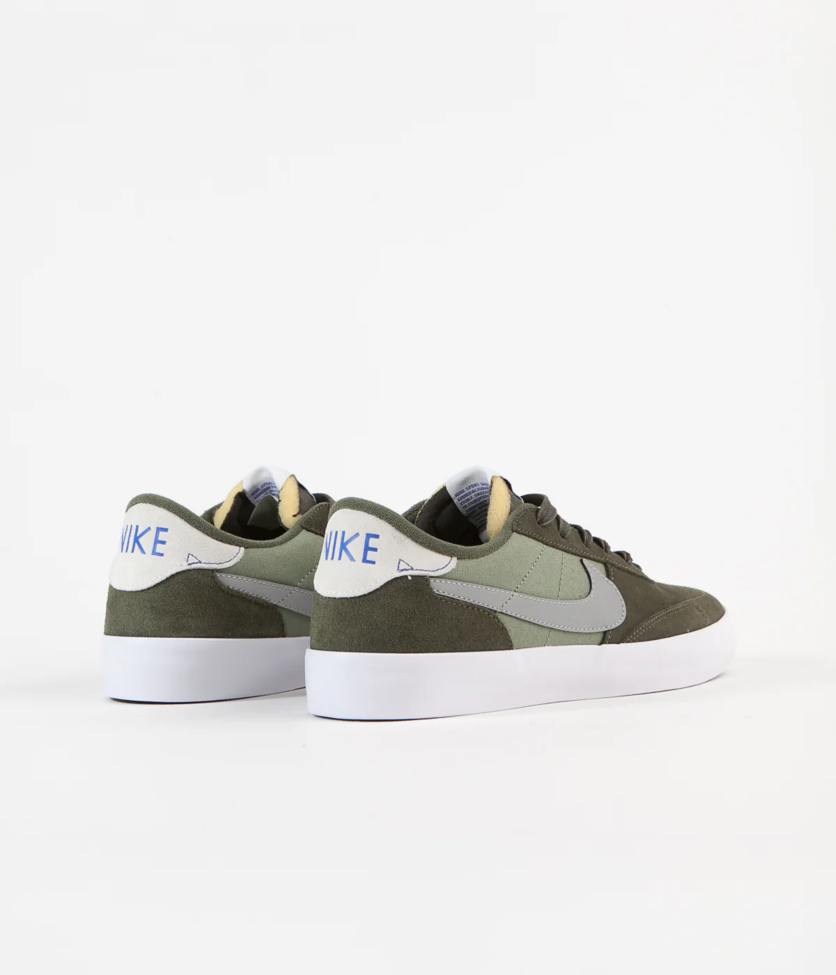 Nike SB Heritage Vulc Premium Shoes - Cargo Khaki / Medium Grey - Spiral Sage - Image 4