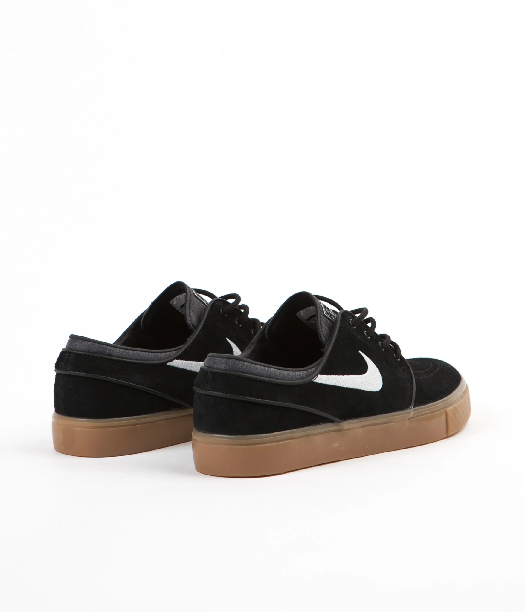 Nike SB Stefan Janoski Shoes - Black / White - Gum Light Brown - Image 3