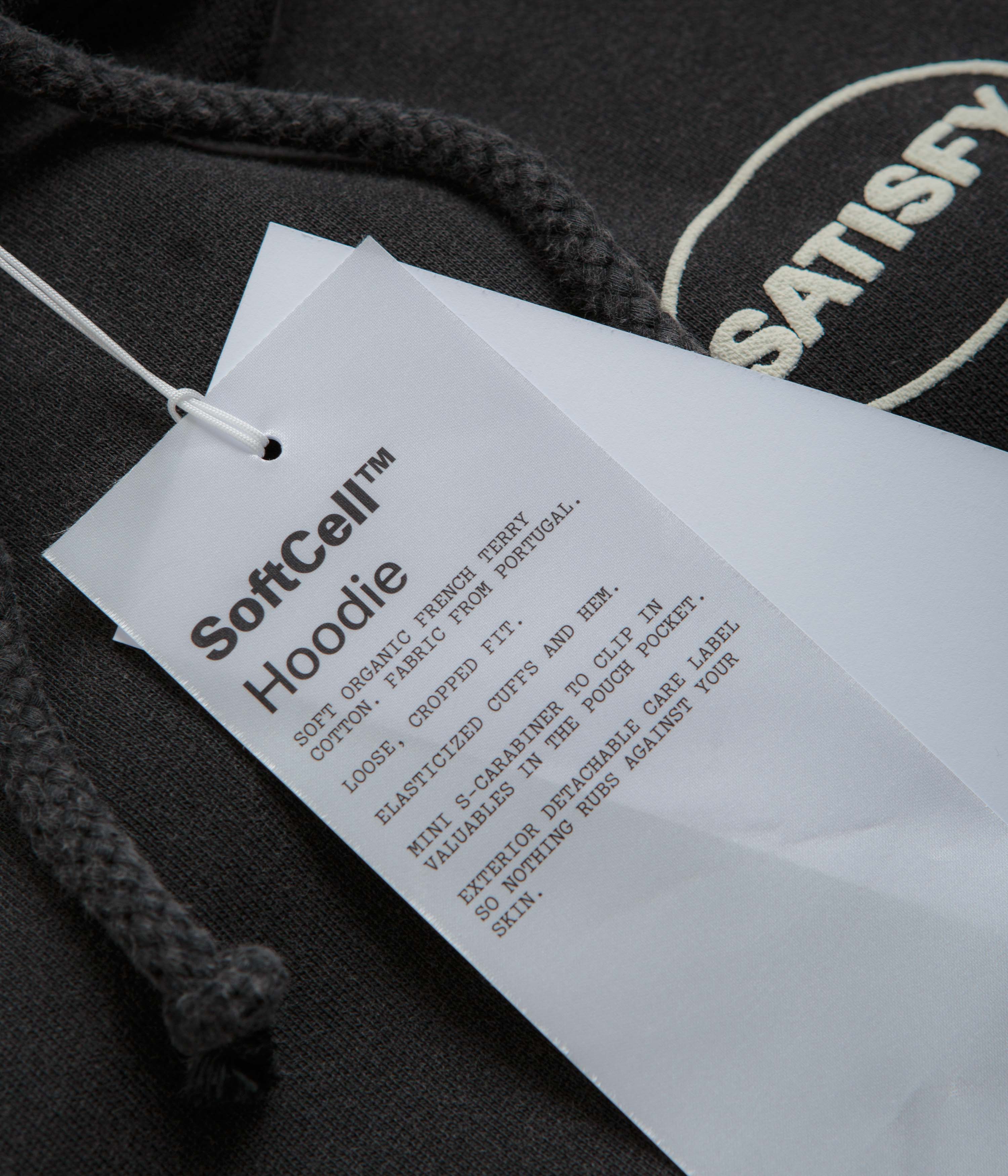 Satisfy SoftCell Hoodie - Aged Black - Image 8