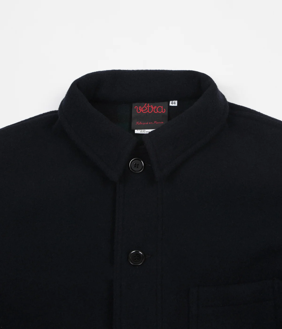 Vetra Workwear Double Face Melton Jacket - Navy - Image 3